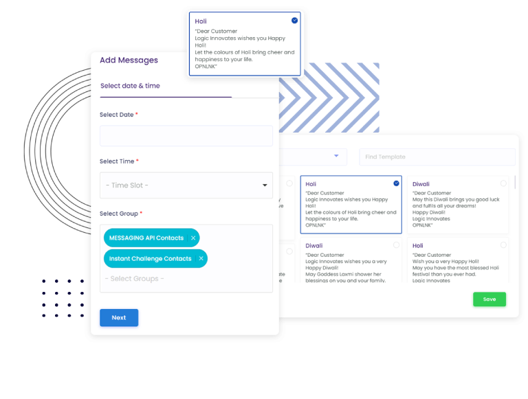 Set up the broadcast